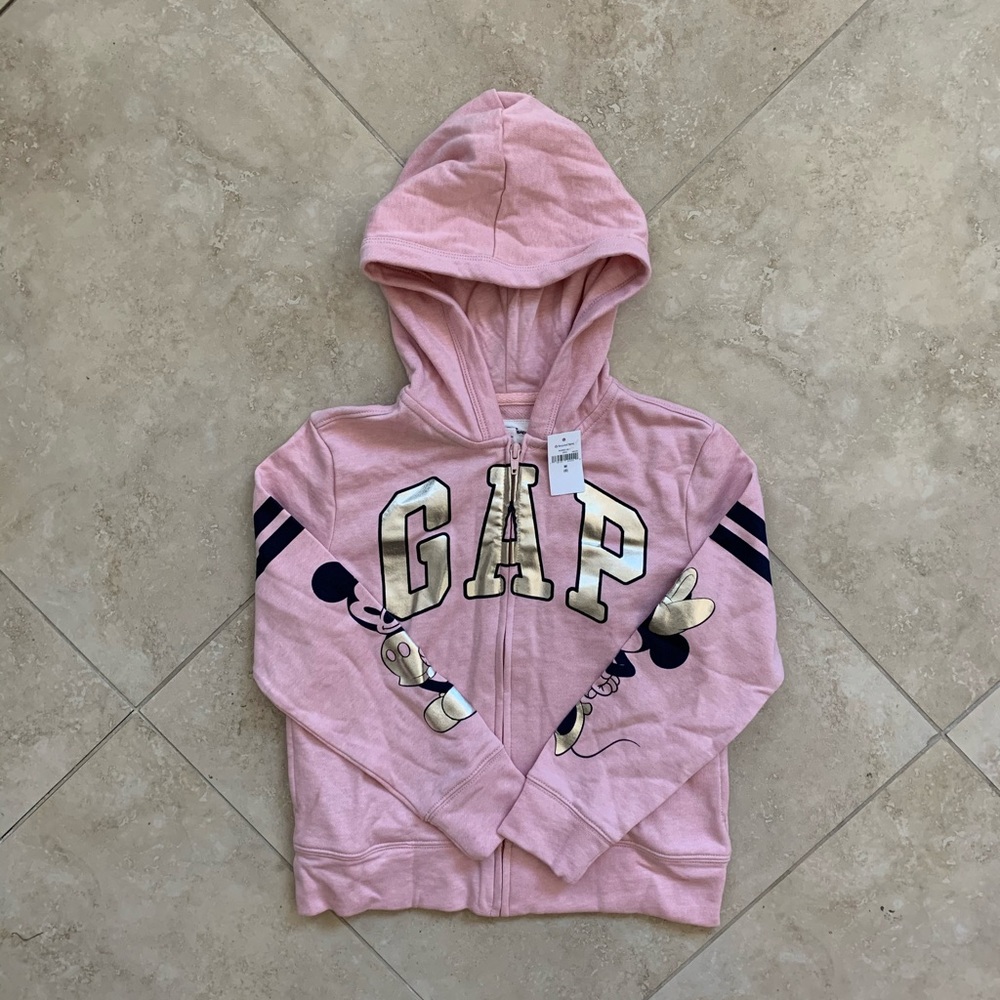 GAP Mickey and Minnie kids zipped hoodie